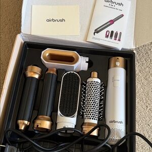 5-in-1 Hair Styling Tool - Black and Gold